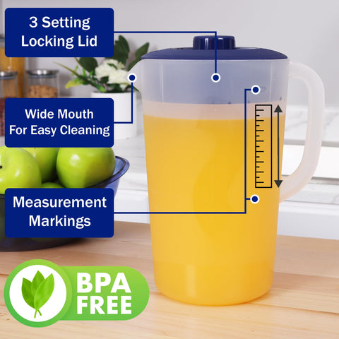 JOEY'Z pivot-top spout lid enables smooth pouring