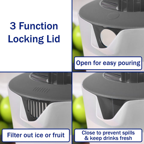 JOEY'Z water pitcher with measure marks for accurate recipe mixing