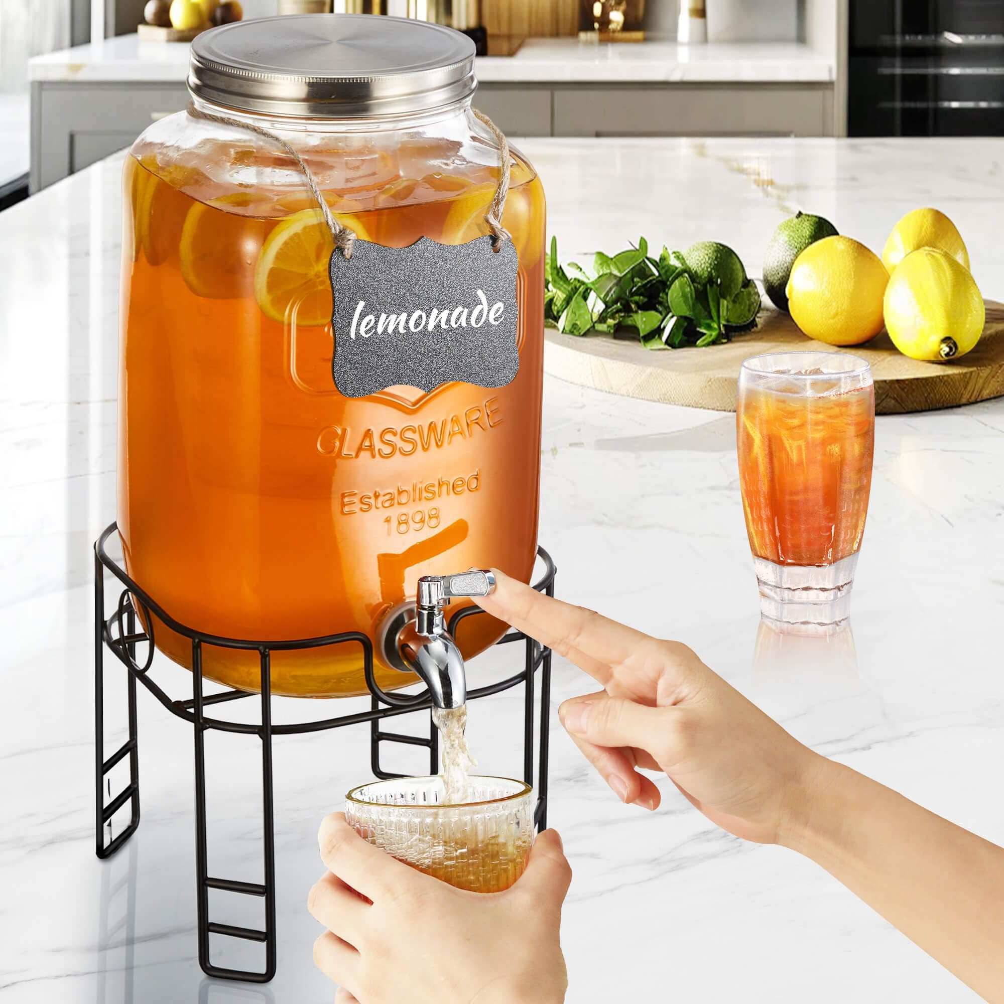JOFUYU filter cartridge helps maintain clear beverages in the dispenser.