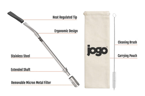 JoGo dishwasher-safe filter allows easy cleanup after use.