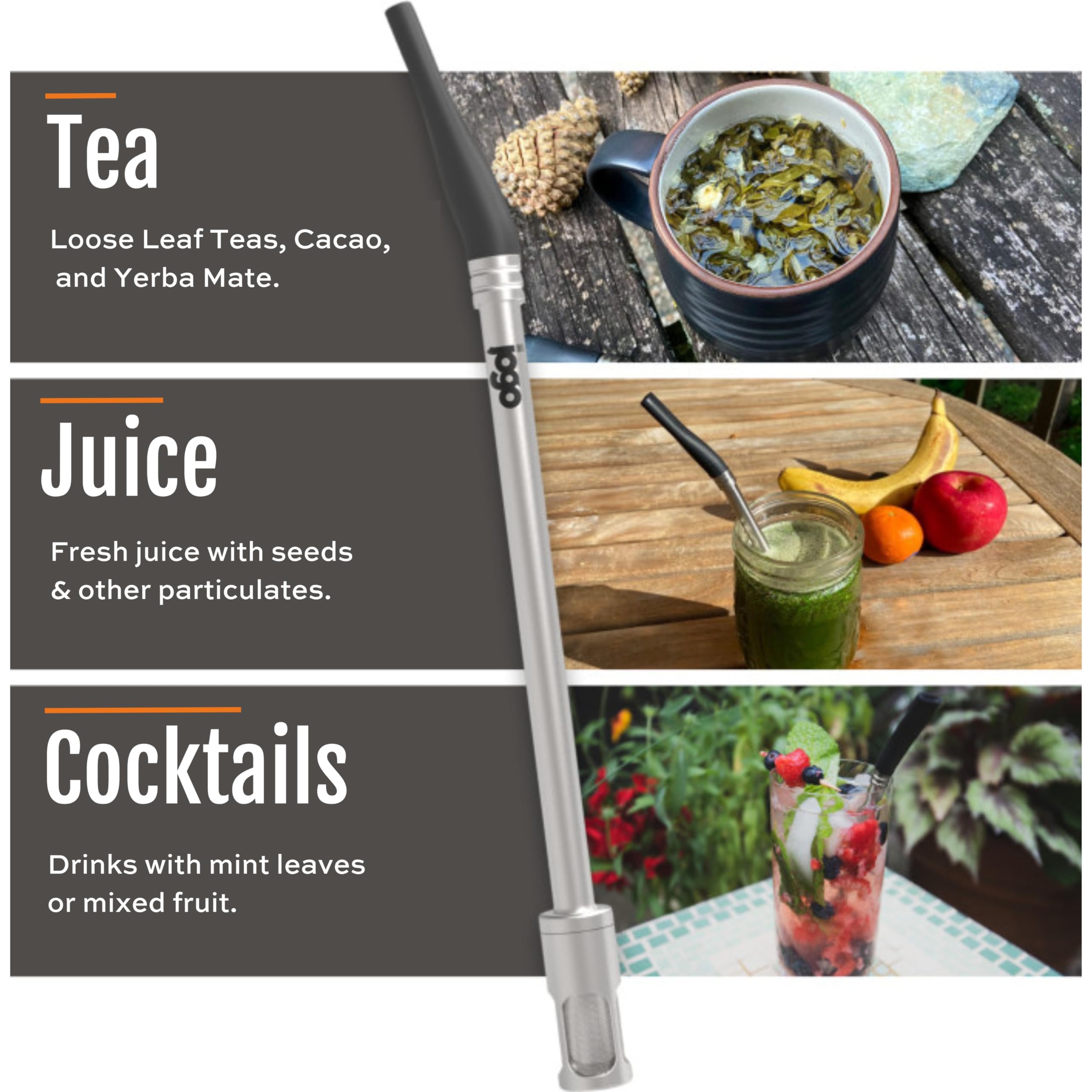 JoGo zero-waste brewing straw helps cut waste from filters and pods.