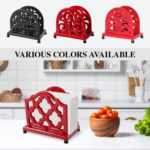 Jogreful napkin dispenser metal front view keeps napkins tidy