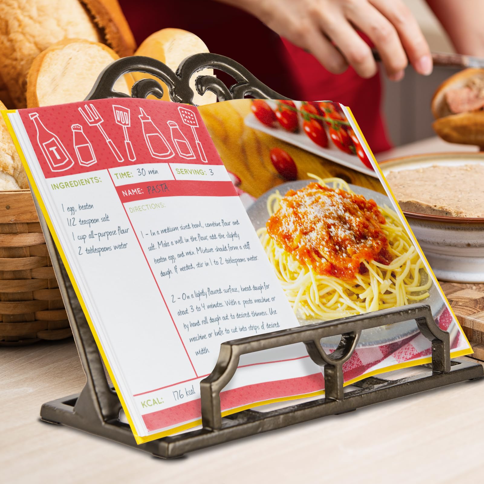 JOGREFUL versatile holder works with books, magazines, and tablets