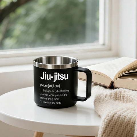 Jogskeor Jiu Jitsu Gifts Insulated Mug gift-ready box for occasions.