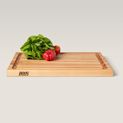 Care with Boos Block Oil maintains wood beauty over time.