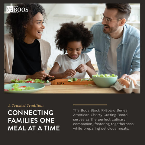 John Boos R-Board made-in-USA quality craftsmanship backing this board