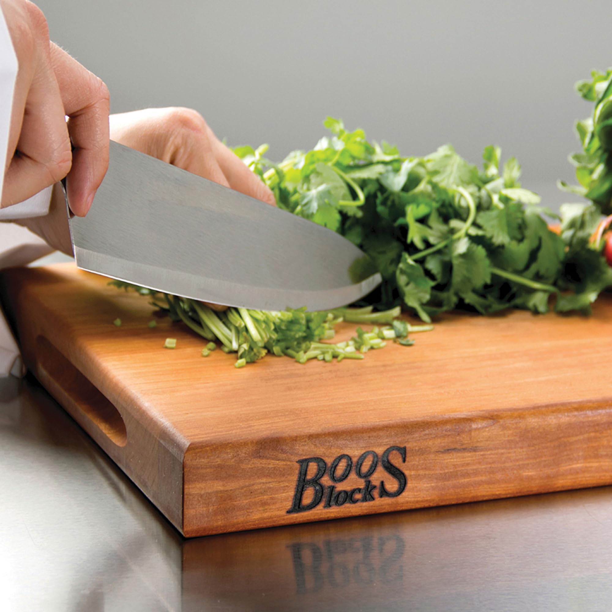 John Boos R-Board care-ready design pairs with Boos Block oil for nourished wood