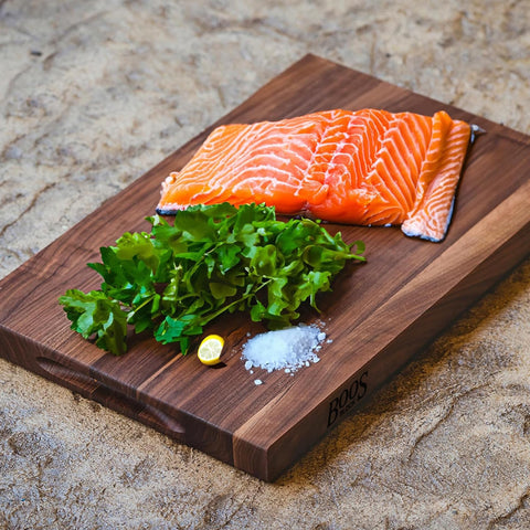 John Boos R-Board doubles as a stylish charcuterie and cutting board.