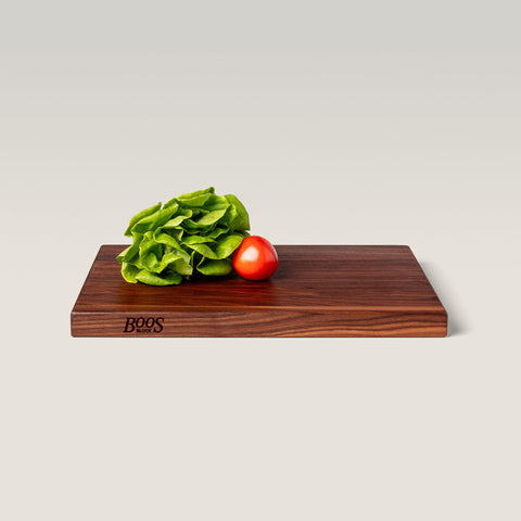 John Boos R-Board durable walnut surface for everyday kitchen tasks.