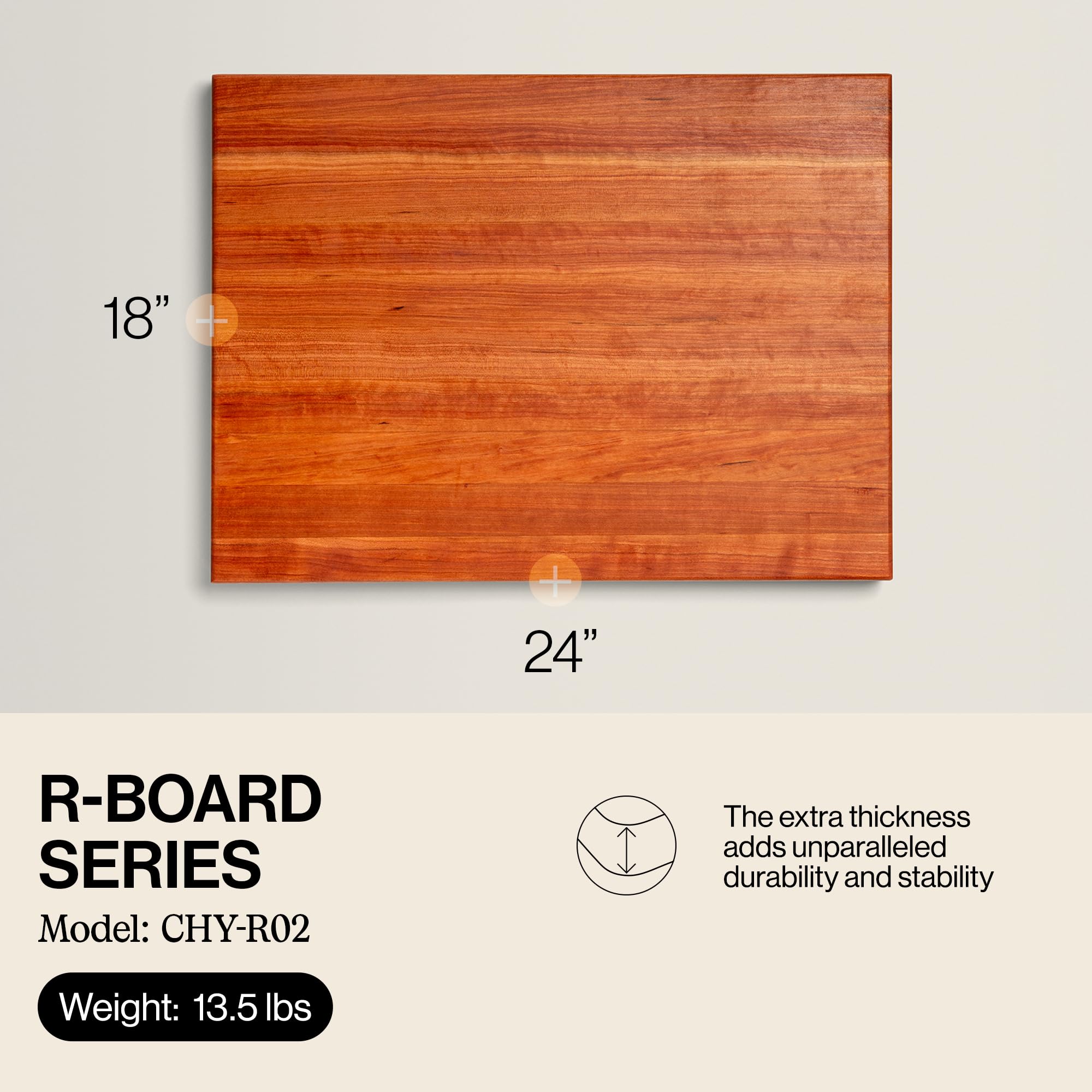 John Boos R-Board reversible sides allow versatile prep and serving setups