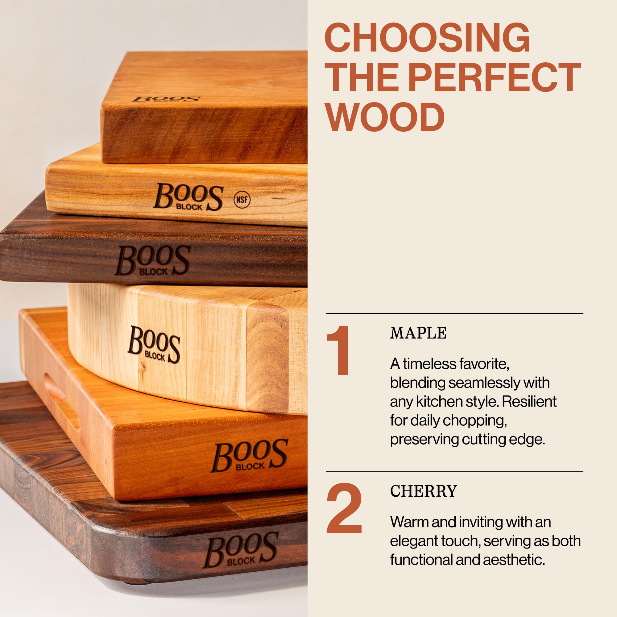 Made in USA with premium maple and craftsmanship