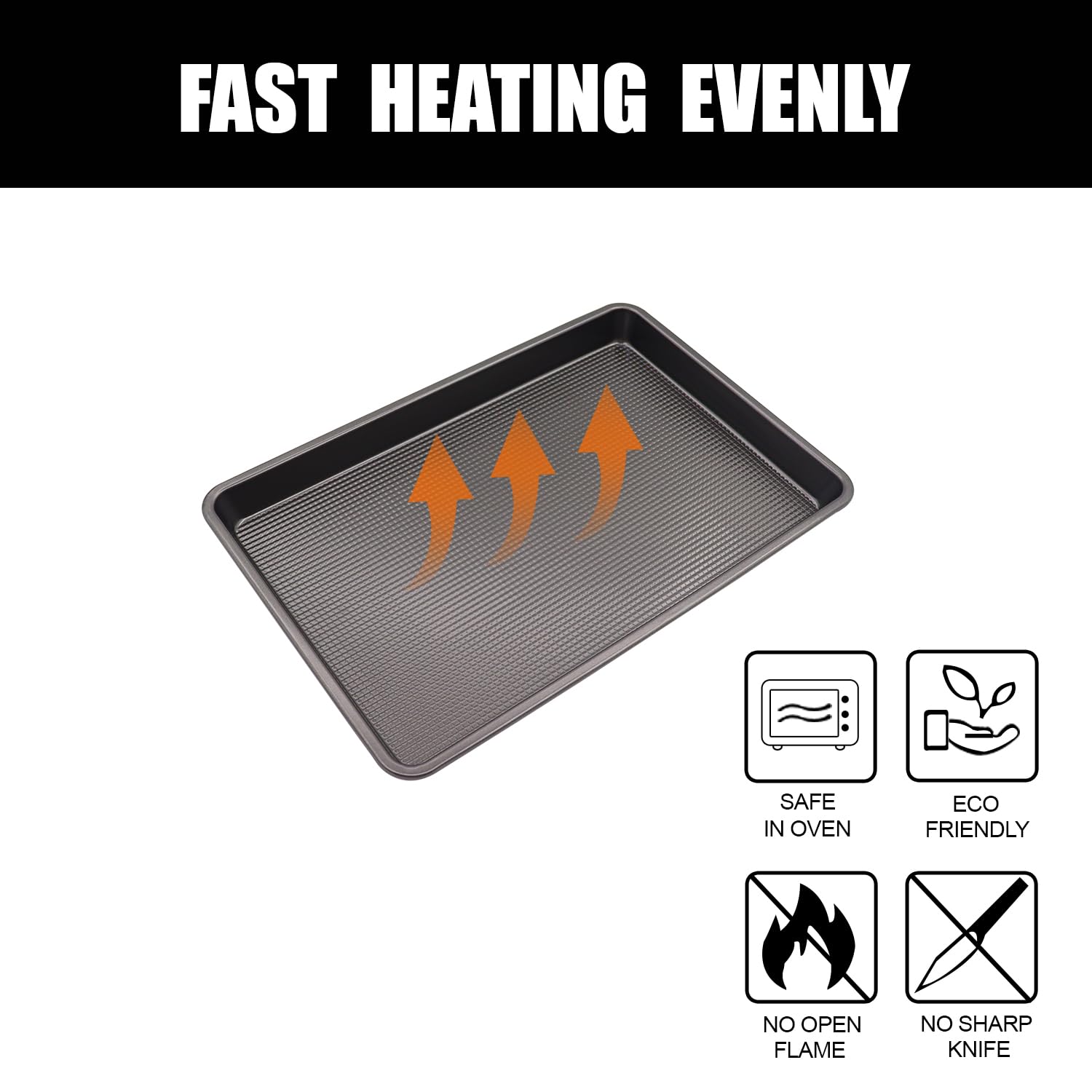 JOHO BAKING two-pan set backed by a lifetime guarantee