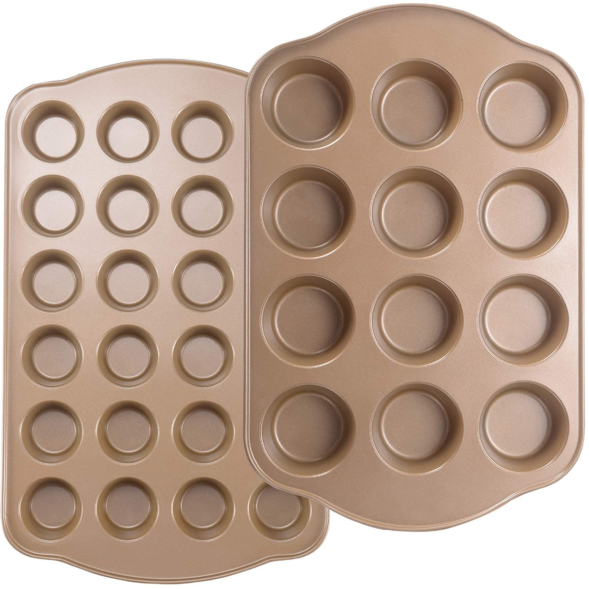 JOHO BAKING regular 12-cup muffin pan for even baking and reliable release