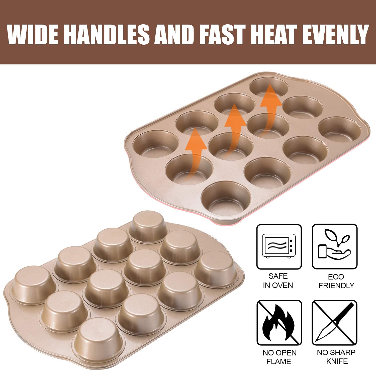 JOHO BAKING rust-proof oven-safe pan suitable for busy kitchens