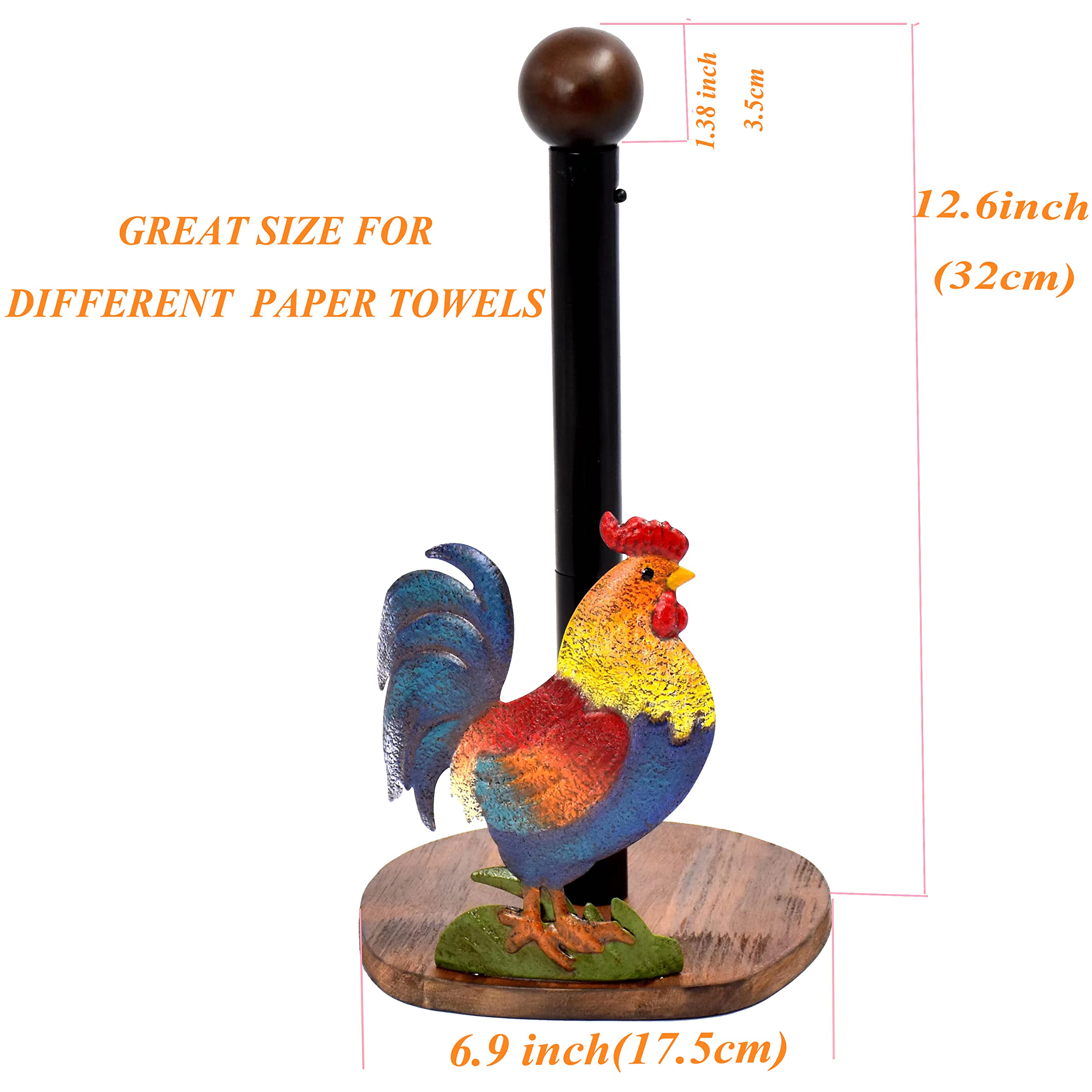 Johoxton kitchen decor rooster enhances farmhouse style and practical counter organization.
