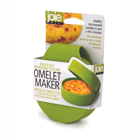 Joie ASDA single-egg microwave omelet maker top view, compact kitchen essential for quick breakfasts.