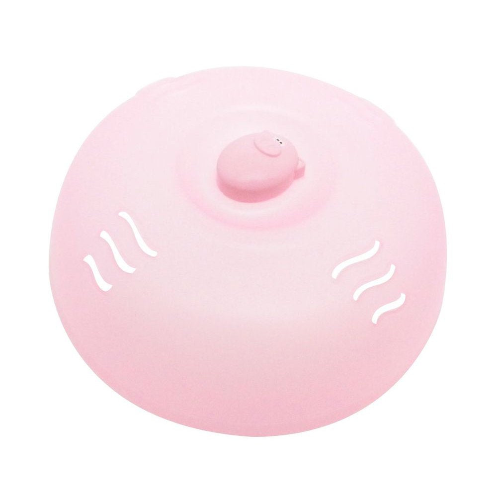 Joie Oink Pig pink microwave plate cover, splatter-proof for easy cleanup