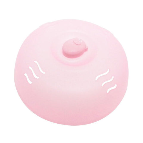 Joie Oink Pig pink microwave plate cover, splatter-proof for easy cleanup