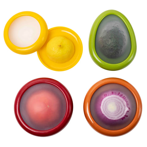 Joie tomato stretch pod preserves freshness and prevents fridge odor.