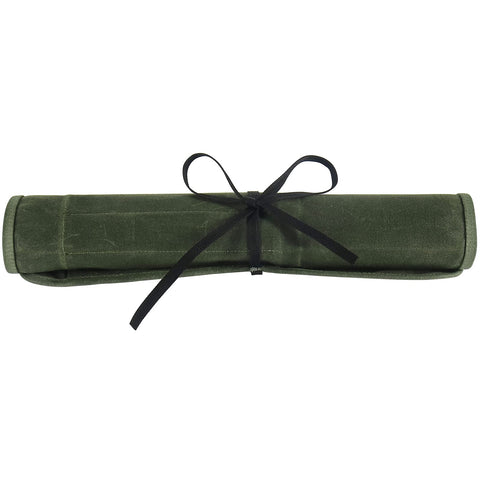 JOINDO Knife Roll Bag in green ready for home or grill.