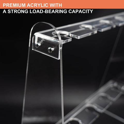 Joioda 2-tier champagne glass holder complements weddings and parties with clear elegance