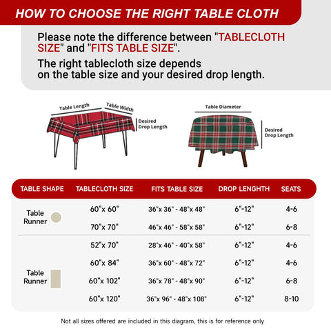 JOJOGOGO holiday tablescape ready with coordinating linens