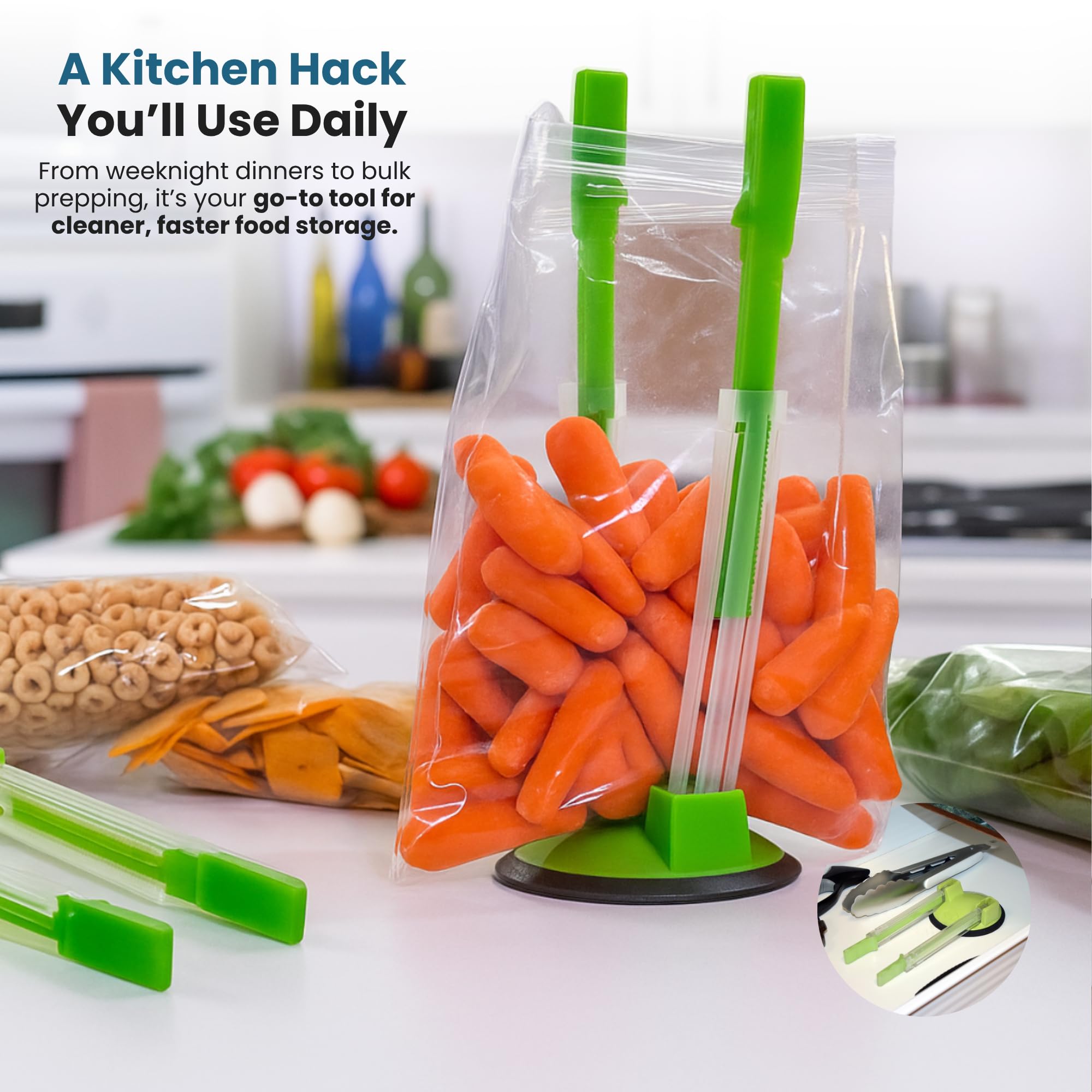 Jokari baggy rack stand is a durable kitchen helper for leftovers
