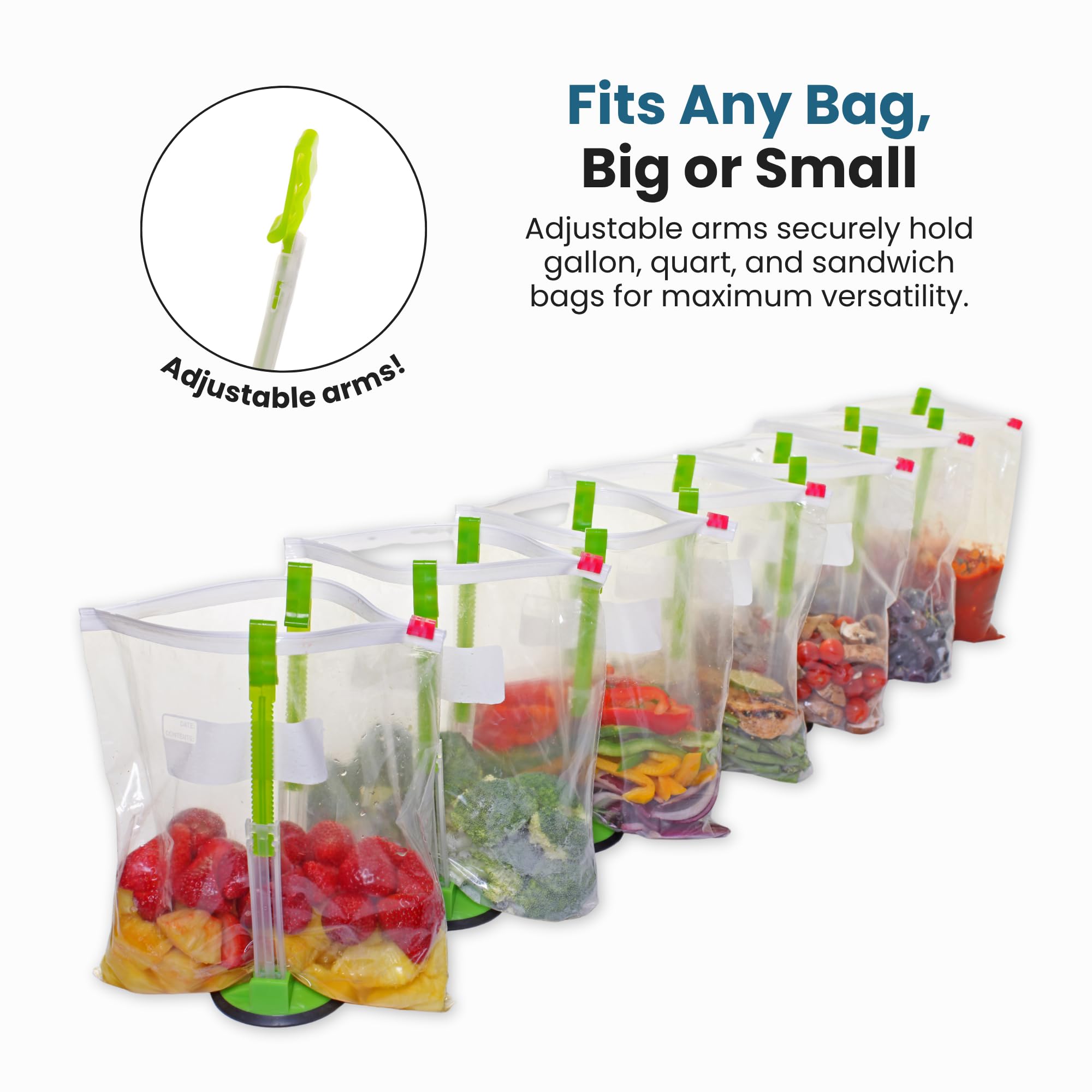 Jokari rack stand with stable non-slip base supporting steady filling