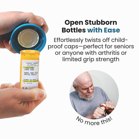 Jokari built-in magnifying glass helps read label text clearly.