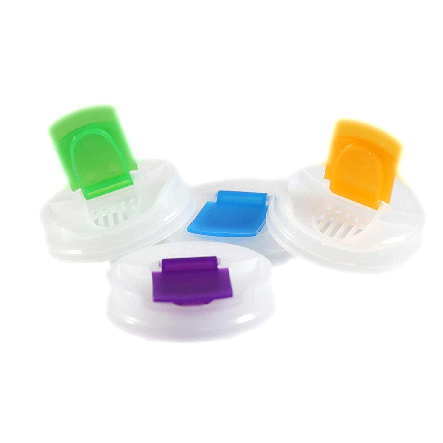 Jokari can lids clip-on caps seal carbonation and debris-free beer and soda.