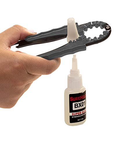 Jokari nail polish lid opener showing comfortable grip and compact design