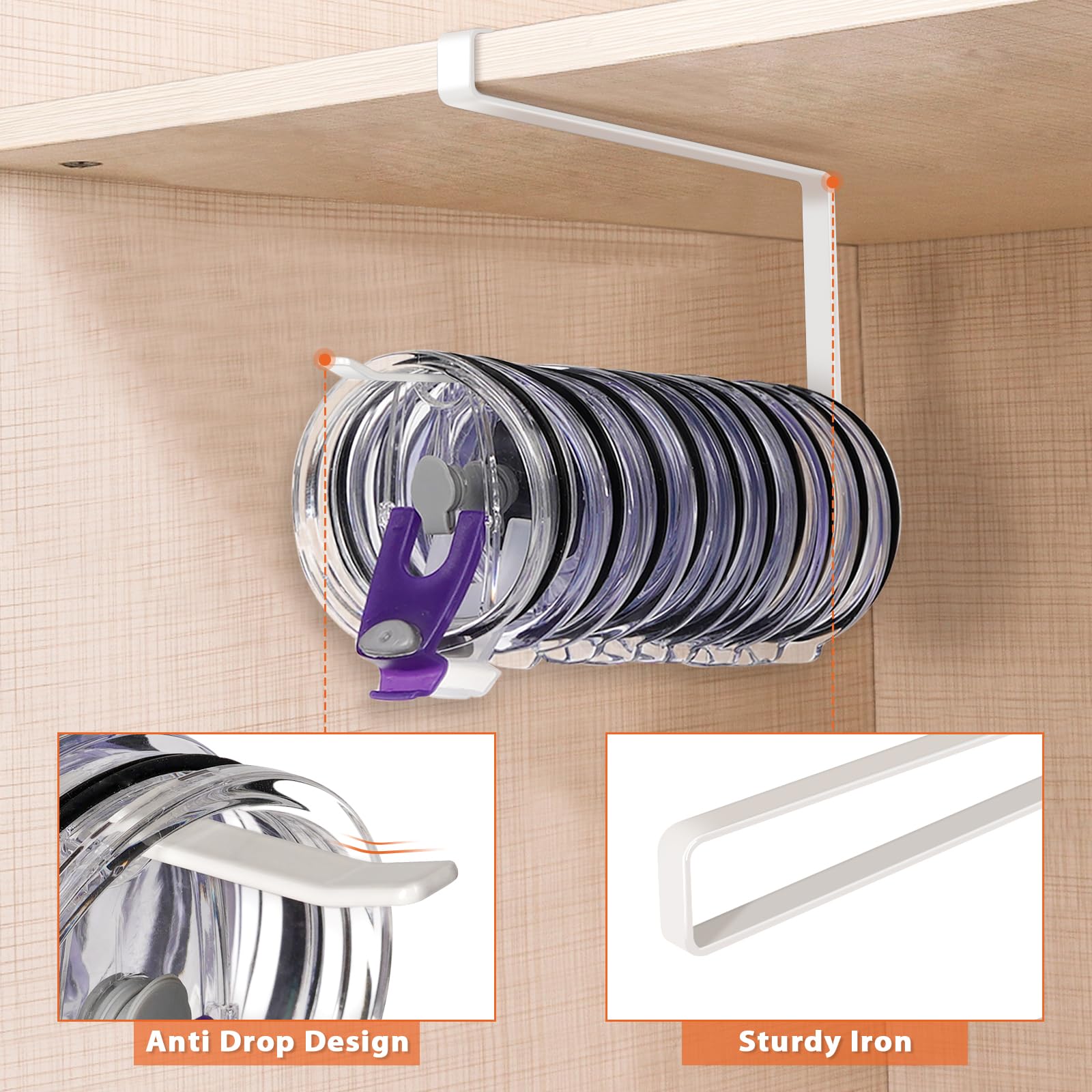 Jolensoy anti-drop lid hook prevents lids from slipping during daily use