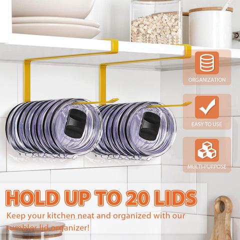 Jolensoy lid holder anti-drop design prevents lids from slipping off