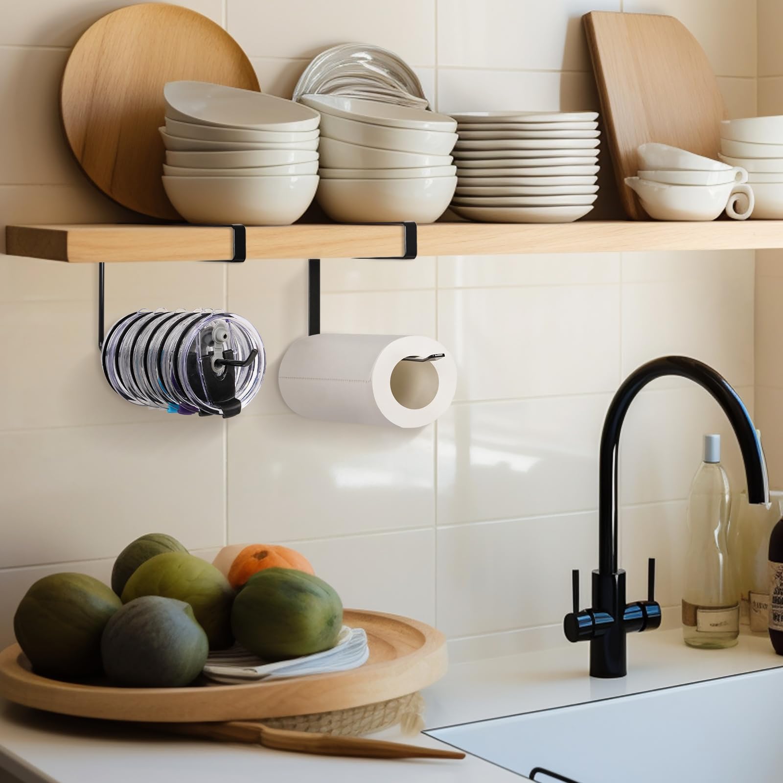 Jolensoy multi-use hanger stores lids and other small items