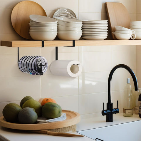 Jolensoy multi-use hanger stores lids and other small items