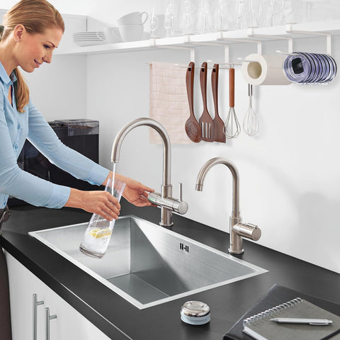 Jolensoy space-saving kitchen storage solution keeps countertops clear