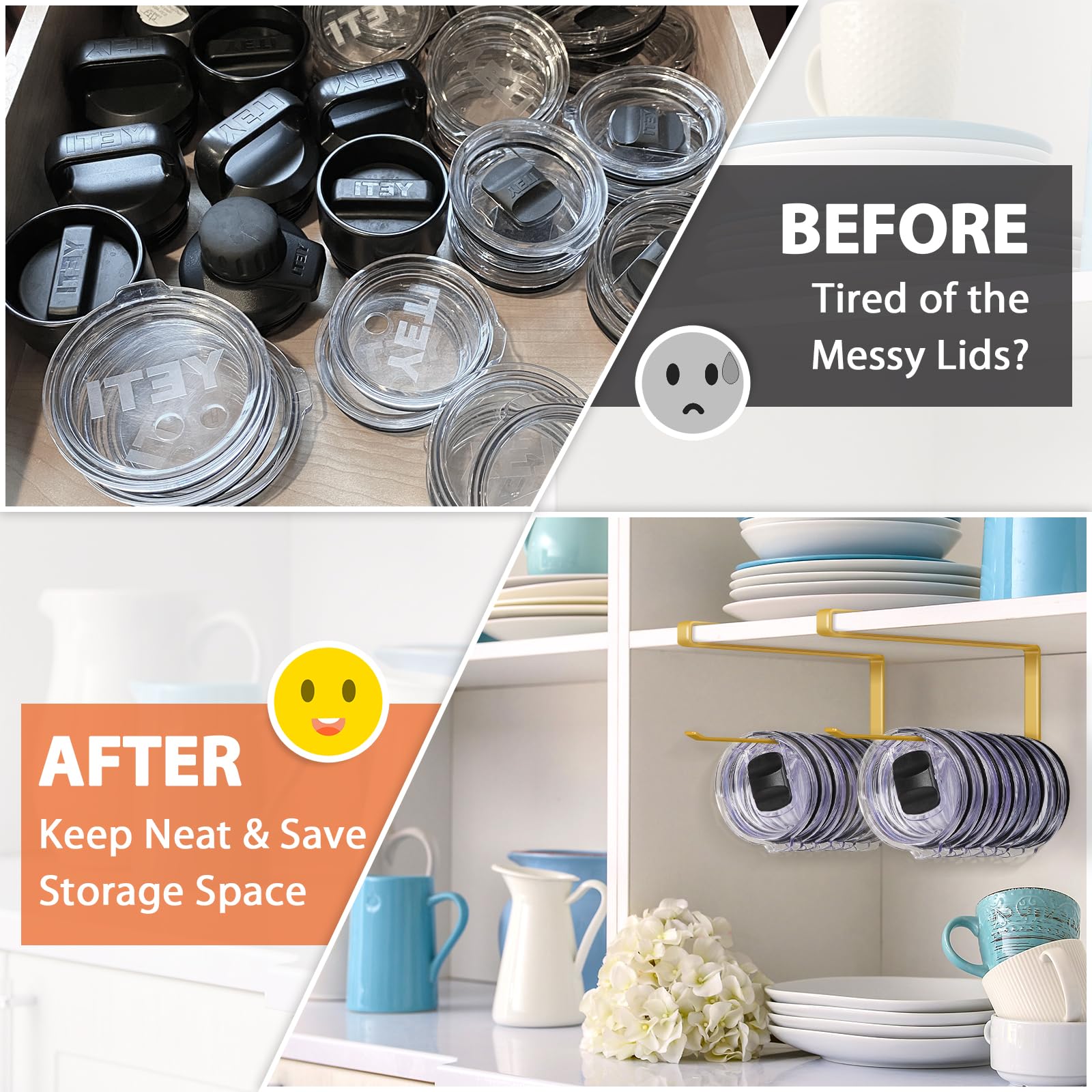Jolensoy sturdy iron construction ensures lasting strength for lids