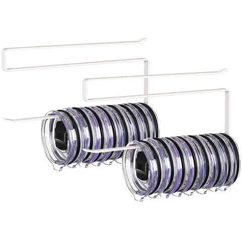 Jolensoy tumbler lid organizer under cabinet keeps lids tidy and saves space