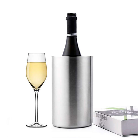 Jolitac chiller bucket fits wine bottles and champagne for versatile cooling.