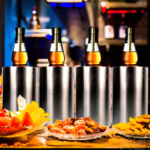 Jolitac outdoor party scene with portable cold beverage option.