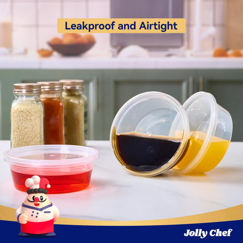 JOLLY CHEF pantry organization kit with clear deli containers