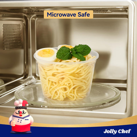 JOLLY CHEF takeout meal prep container for on-the-go meals.