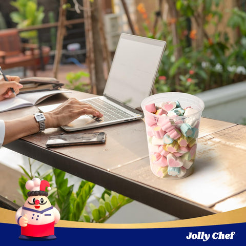 JOLLY CHEF freezer-safe container ideal for storing leftovers.