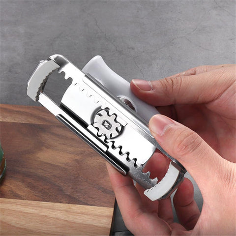 JOMIHONEY adjustable opener fits lids from 1 to 4 inches for versatility