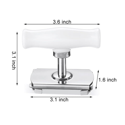 JOMIHONEY jar opener featuring a non-slip rubber pad to prevent slips during opening
