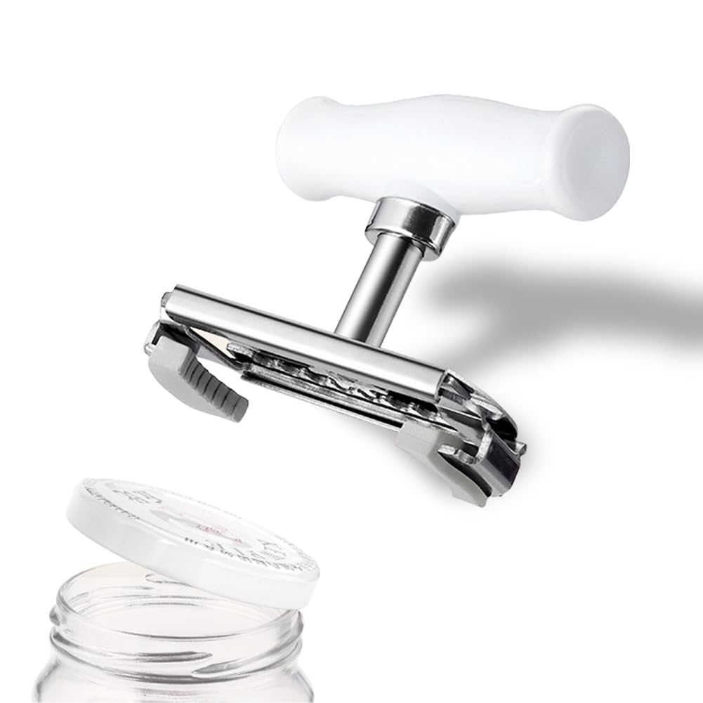 JOMIHONEY upgraded jar opener with stainless steel teeth for secure lid grip and smooth twisting