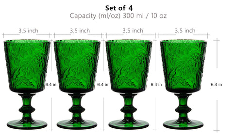Jomop dishwasher-safe green wine glass ensures easy cleaning after gatherings.