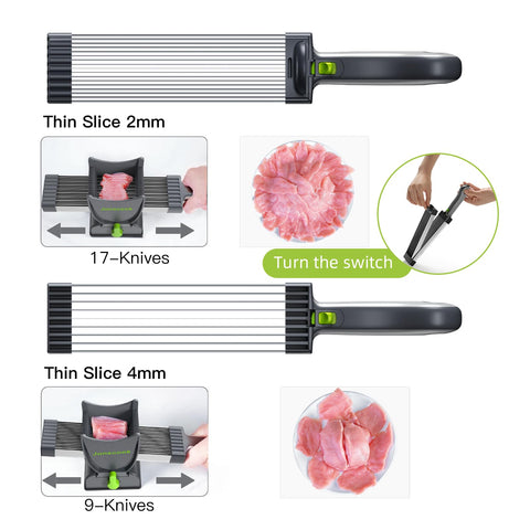 Jonscook adjustable 2 mm thickness for jerky and stir fry