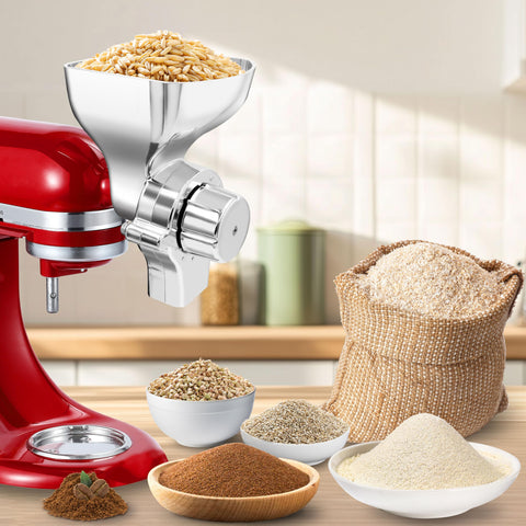 Gift-ready packaging of Jooke grain mill attachment for KitchenAid upgrades