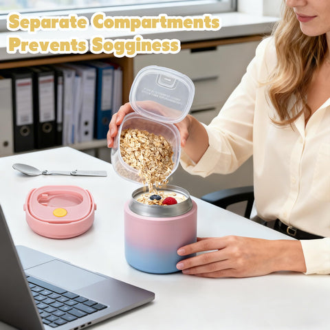 JOOPETALK 6oz snack container keeps snacks fresh and separate
